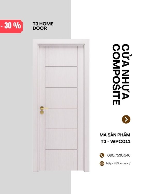 CỬA NHỰA GỖ COMPOSITE T3-WPC011
