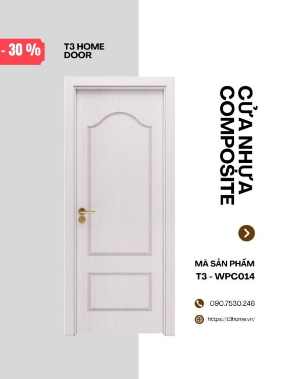 CỬA NHỰA GỖ COMPOSITE T3-WPC014